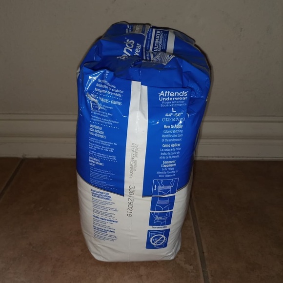 2 Packs of Attends Disposable Underwear Unisex - Picture 2 of 3